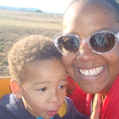 Mommy, I love my first Hay Ride but I really just want to go see Mater